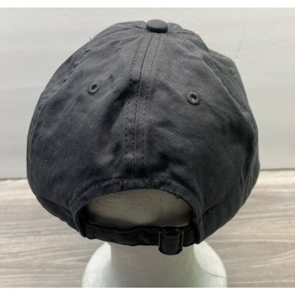 Cabelas Club Gray Hat Adjustable Strapback Gold Logo Embroidered One Size - Picture 3 of 7